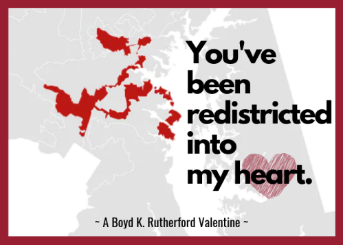 Valentine about Maryland gerrymandering